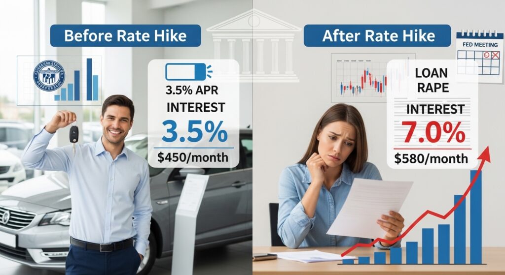 How Federal Reserve Rate Hikes Impact Your Monthly Car Payment