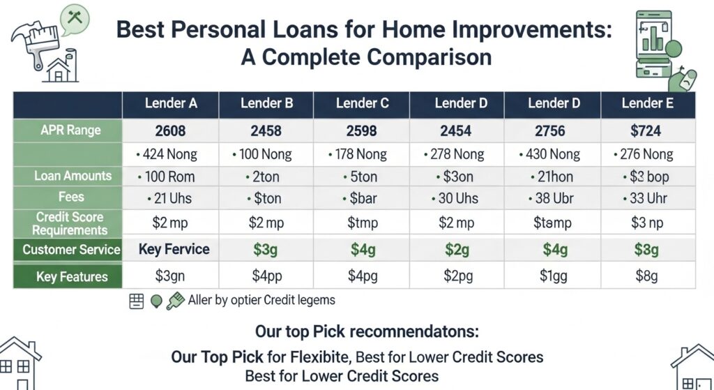 Best Personal Loans for Home Improvements