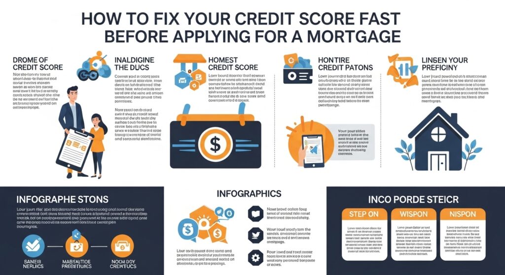 How to Fix Your Credit Score Fast Before Applying for a Mortgage