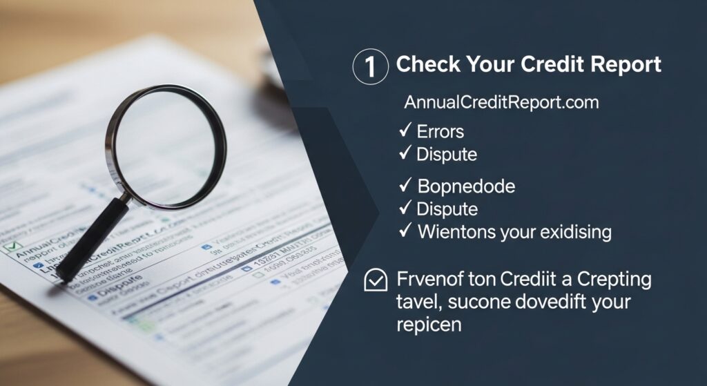 How to Fix Your Credit Score Fast Before Applying for a Mortgage