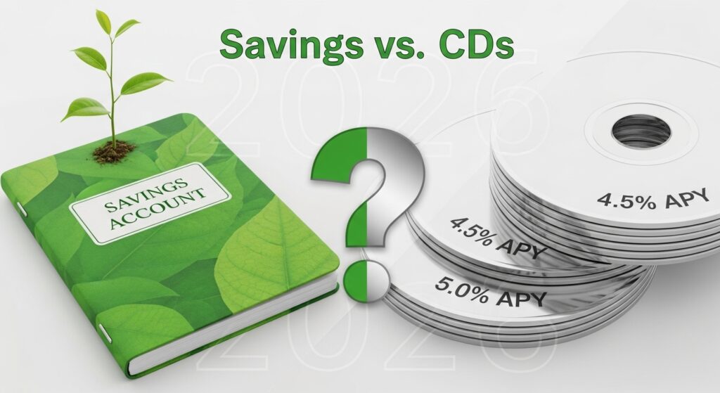 Savings vs. CDs in 2026: Where Should You Park Your Cash?
